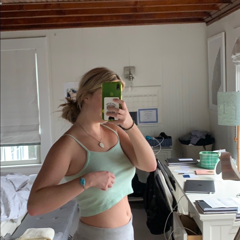 Brandy tank! Mint green